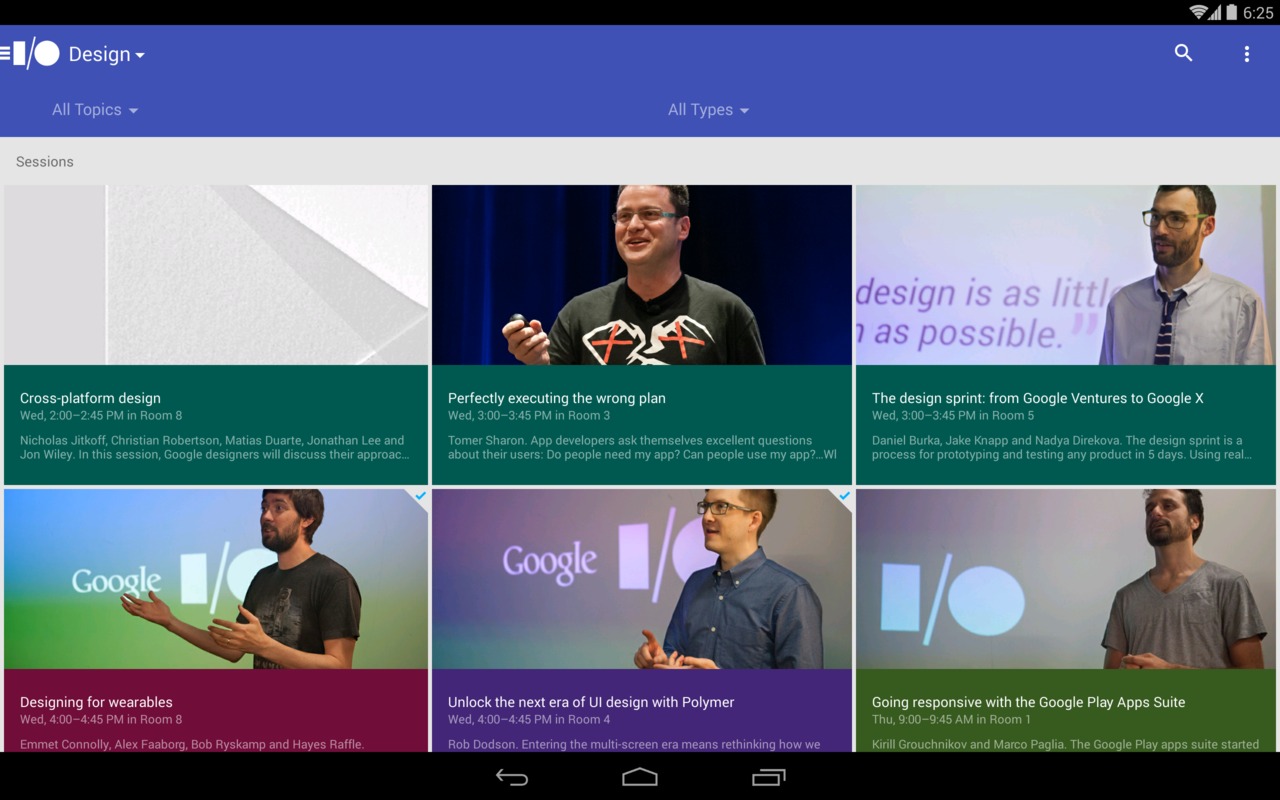 Google I/O 2014 primește o aplicație pentru Android, include streaming live pentru keynote și sesiuni