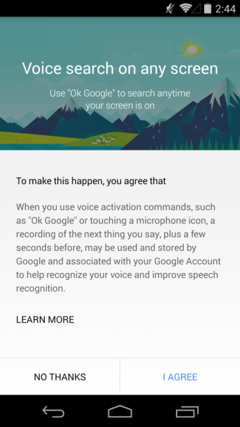 Google Search primește suport "OK Google" oriunde În meniu și Audio History (Update 3.5.14)