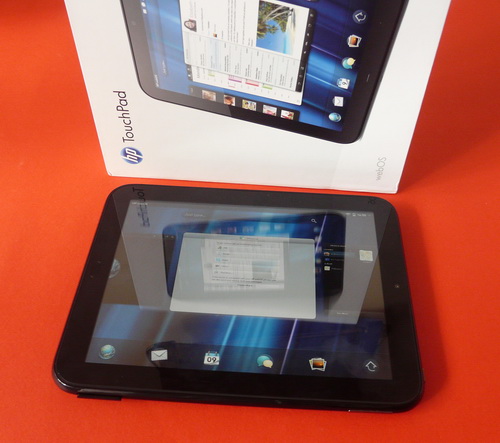 HP TouchPad scos din cutie