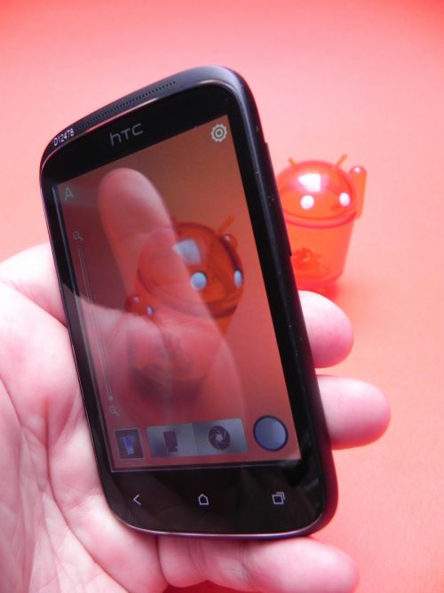 HTC Desire C are un display touch de 3.5 inch, cu rezoluție de 320 x 480 pixeli
