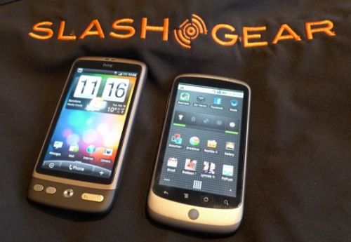 HTC Desire versus Google Nexus One (Video)