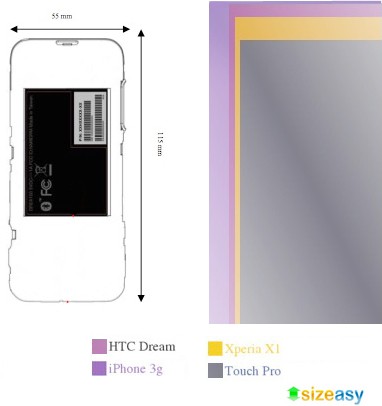Apple: FCC anunta dimensiunile lui HTC Dream - mai mic decat iPhone 3G