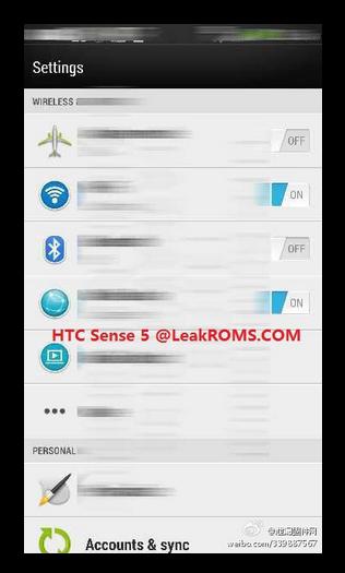 HTC Sense 5