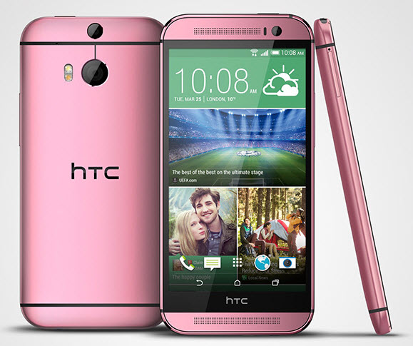 HTC One (M8) disponibil acum oficial și În variantele de culoare roșu și roz