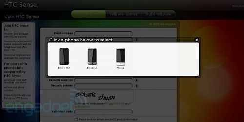 HTC Mecha, confirmat de site-ul HTC Sense