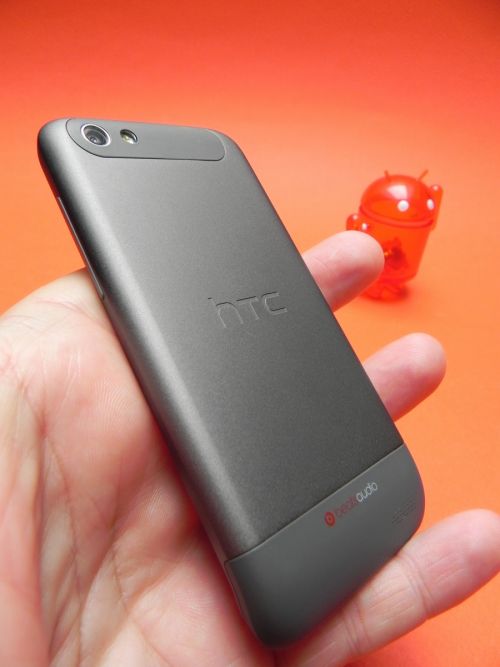 HTC One V back