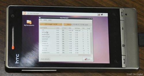 Ubuntu ruleaza acum pe HTC Diamond2 (Video)