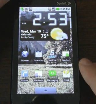 Android pe HTC Youch Pro 2