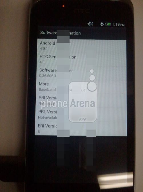HTC cu Android 4.0 Incredible S