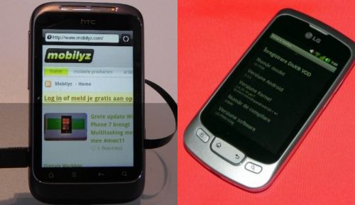 HTC Wildfire S vs LG Optimus Black