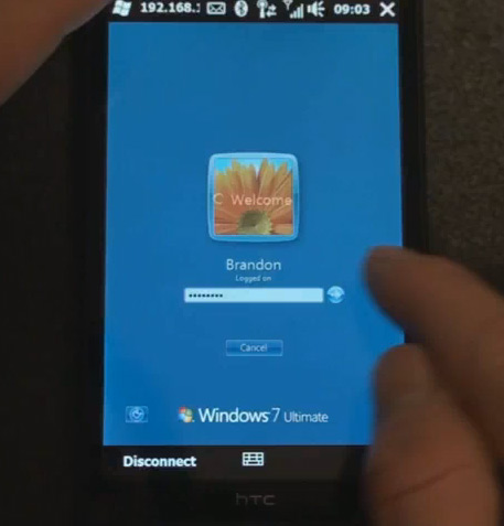 Windows 7 pe HTC HD2