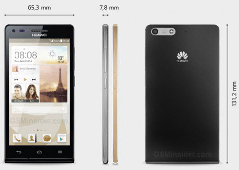 Huawei Ascend P7 Mini ajunge pe web; aceasta vine cu display de 4.5 inch și procesor quad-core Snapdragon 400