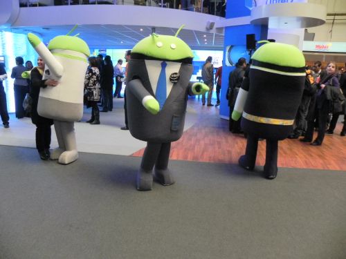 Mascote Intel Android