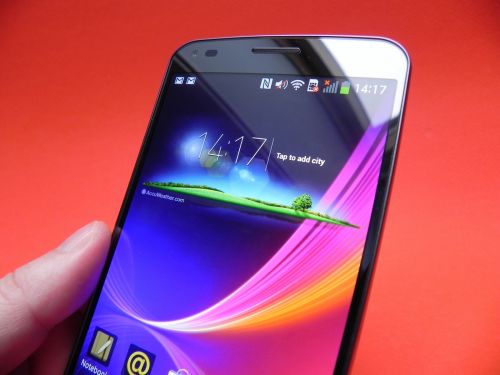 Displayul lui LG G Flex