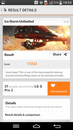 LG G Pro 2 - 3D Mark