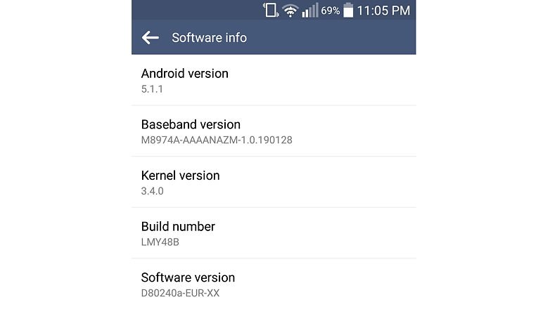 LG G2 update Android 5.1.1 Lollipop