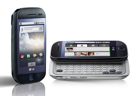 LG anunta primul sau telefon Android, LG GW620