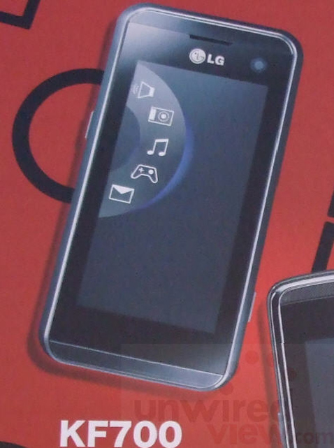 LG: LG + touchscreen = KF700