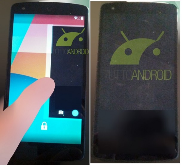 Noi imagini cu Nexus 5 rulând Android 4.4 KitKat