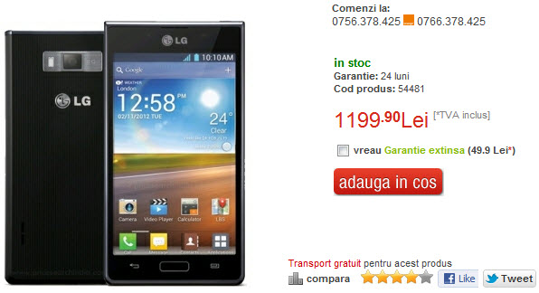 Pret LG Optimus L7