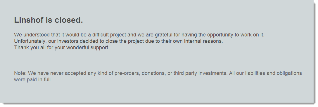 Prea frumos să fie adevărat: proiectul german Linshof a fost oprit, super telefonul și tableta lor au fost anulate!