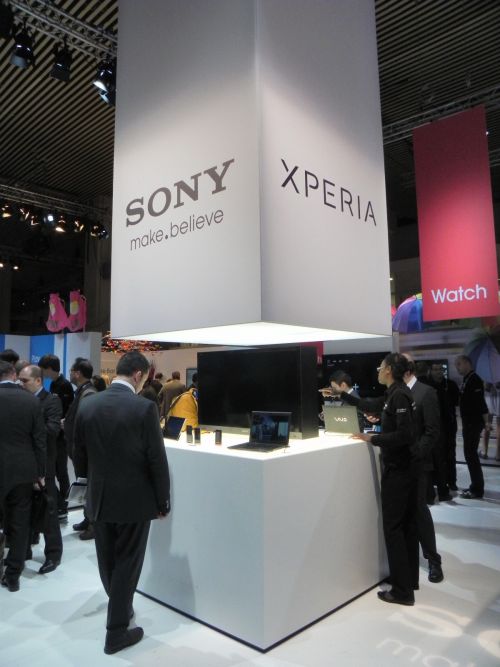 Standul Sony de la MWC 2012