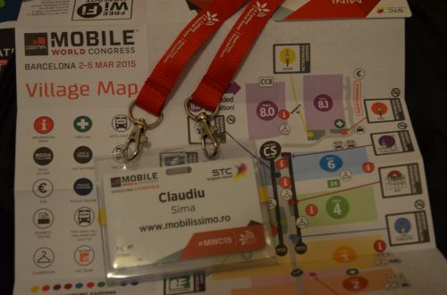 Jurnal de bord MWC 2015, ziua 2: Colectarea badge-ului pentru târg și vizitarea împrejurimilor