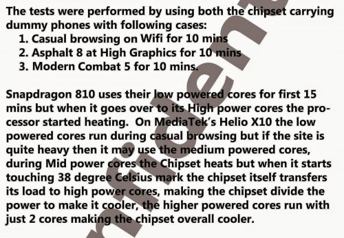 MediaTek Helio X20 versus Snapdragon 810 la testul de foc al temperaturii