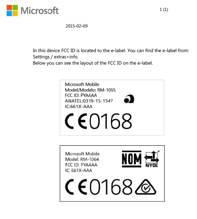 Lumia 1330/Lumia 1335 este primul telefon Lumia cu suport dual SIM/LTE, primește certificarea oficială FCC
