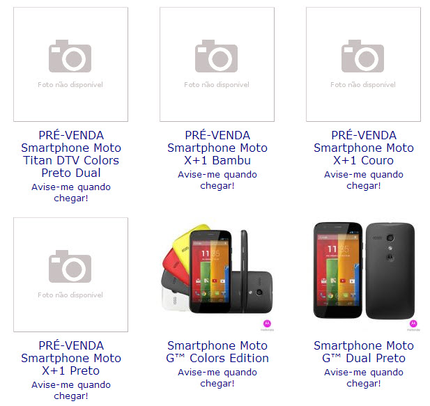 Un retailer brazilian publică din greșeală informații noi despre Moto X+1 și noul Moto G