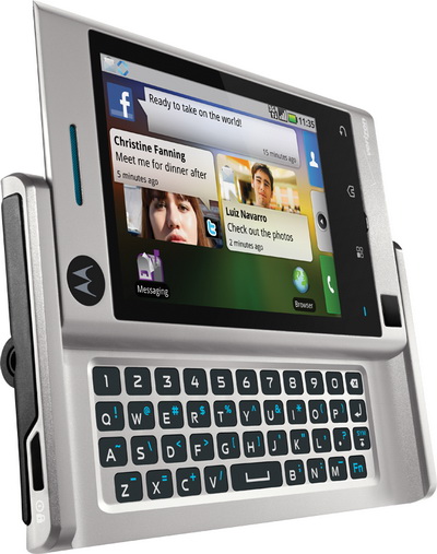 Motorola Devour, anuntat oficial, inca un smartphone cu MOTOBLUR