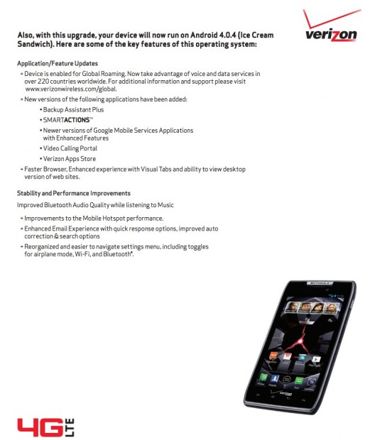 Motorola Droid RAZR și RAZR MAXX primesc actualizările la Android 4.0 ICS