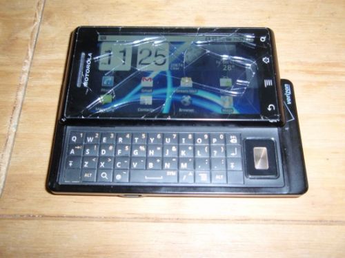 Motorola Droid ecran spart
