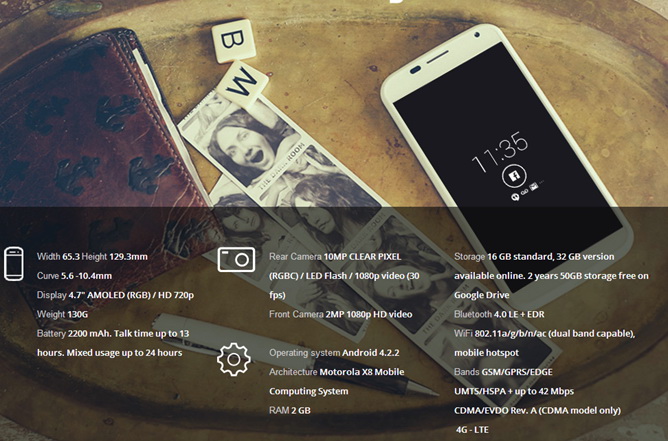 Motorola Moto X anuntat oficial