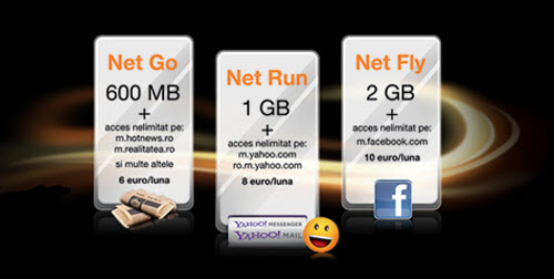 Orange România lanseaza 3 noi opţiuni de Internet pe mobil: Net Go, Net Fly şi Net Run