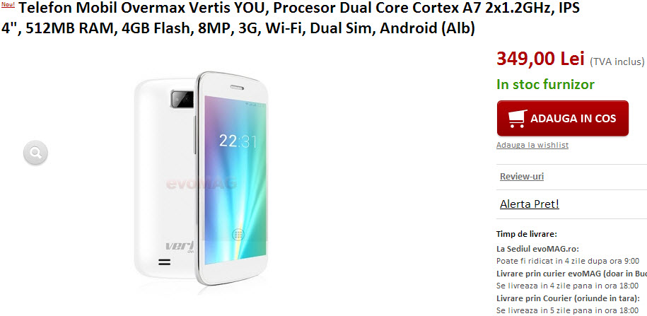 Overmax de buget redus