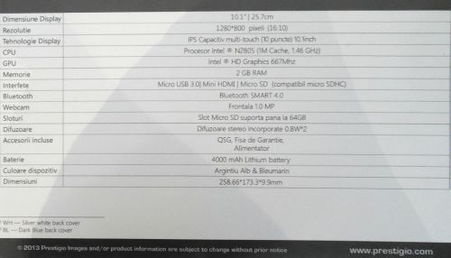 Prestigio MutiPad Visconte - Tableta prezentată cu ocazia evenimentului de ieri reprezintă un pas important către sfârșitul erei PC-urilor