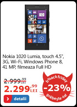 Nokia Lumia 1020 la reducere