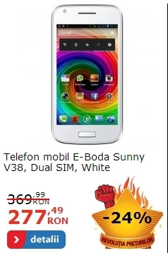 E-Boda Sunny V38 alb