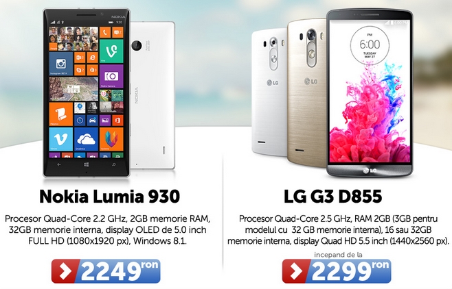 MarketOnline.ro se mai numără și Nokia Lumia 930