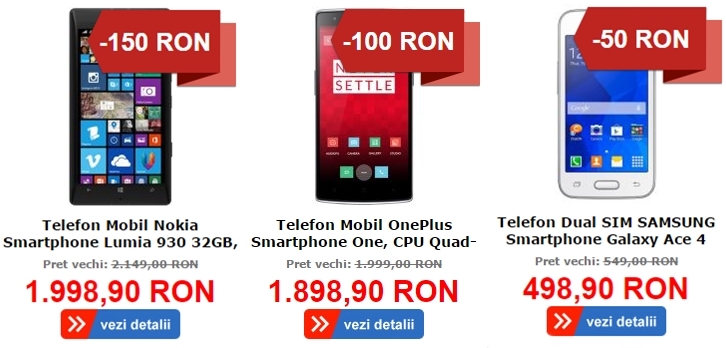 MarketOnline.ro dă startul campaniei de reduceri Black Week; iată cele mai atractive smartphone-uri