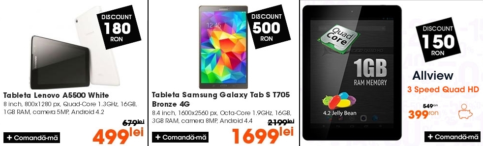 Top 3 tablete În oferta Cel.ro de Black Friday