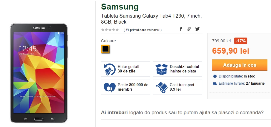 Samsung Galaxy Tab 4 T230