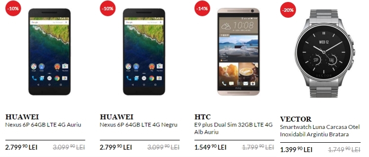Ofertele QuickMobile de Valentine’s Day sunt aici! Huawei Nexus 6P cu 64 GB de stocare acum la 2.799 lei