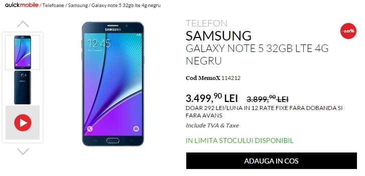 Samsung Galaxy Note 5