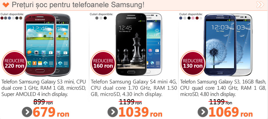 Samsung din 2012, Galaxy S3 este acum disponibil pentru doar 1.069 lei