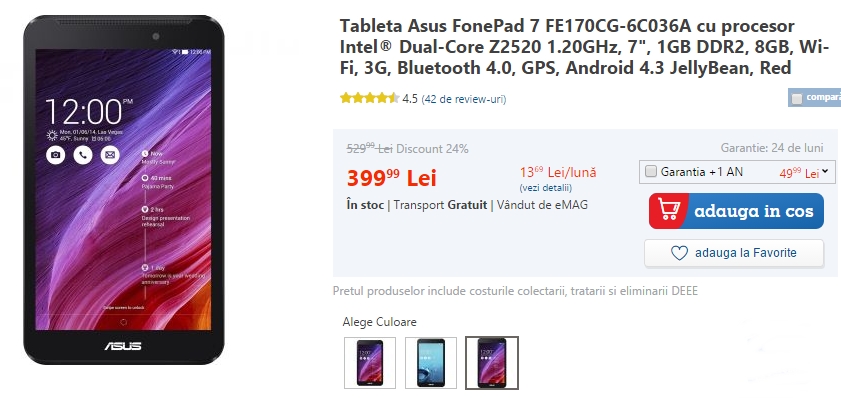 Asus FonePad 7 FE170CG