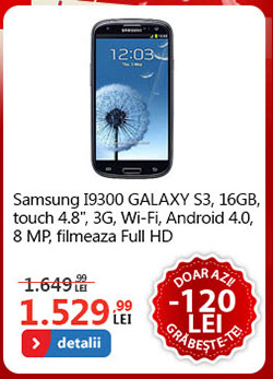 Samsung Galaxy S3 la reducere