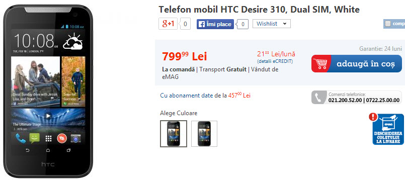 HTC Desire 310