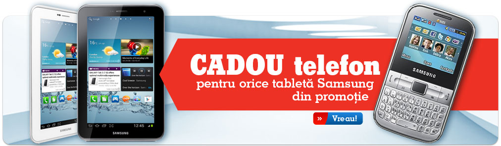 Telefon Samsung cadou cu tabletele producătorului asiatic